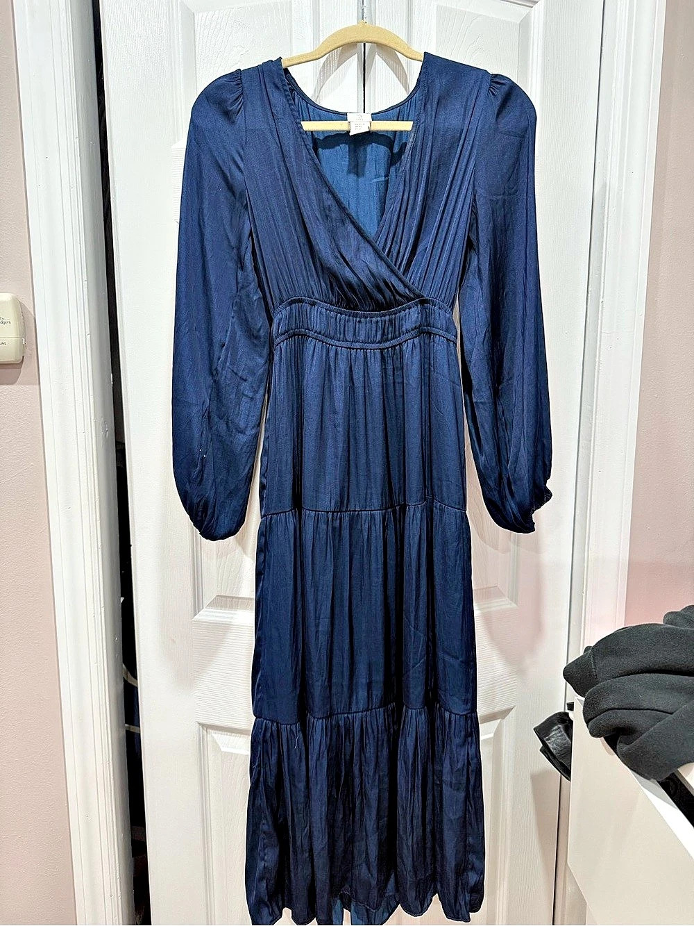 Joie Rheia Dress Blue Maxi Dress Size XS